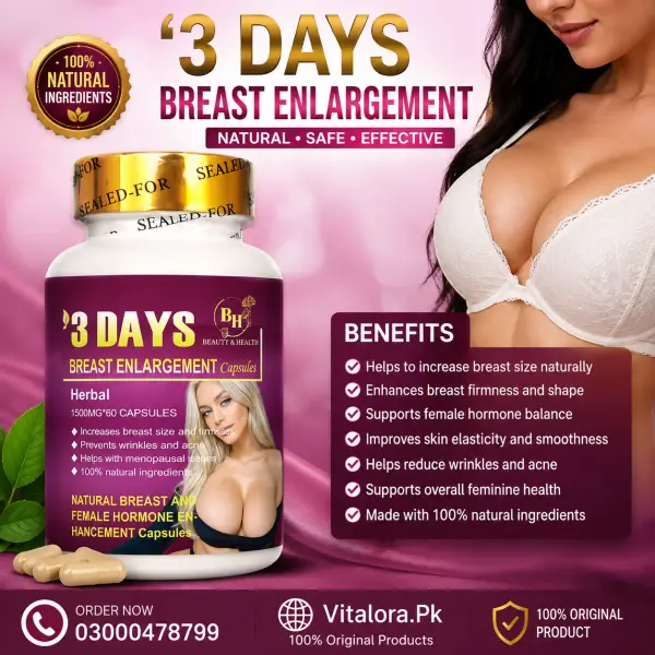 3 Days Breast Enlargement Capsule Price In Pakistan