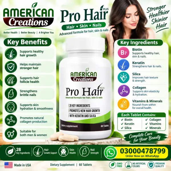 American Creations Pro Hair Tablets In Pakistan