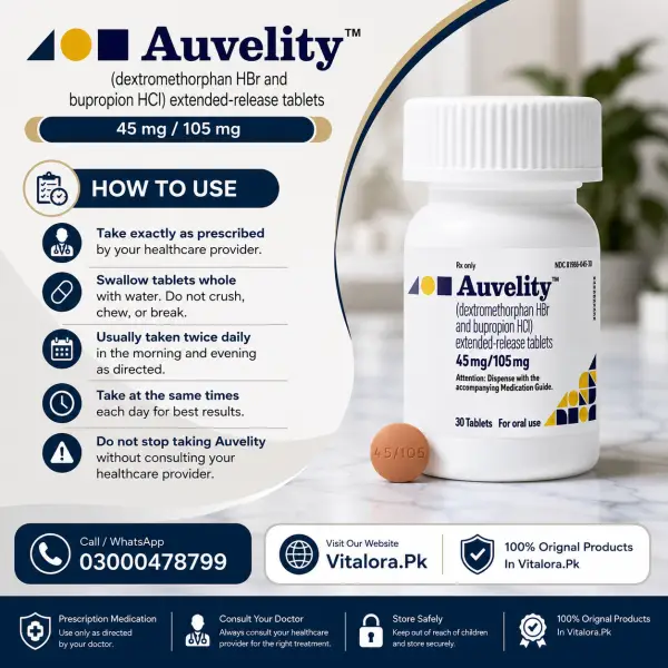 Auvelity Tablets In Pakistan