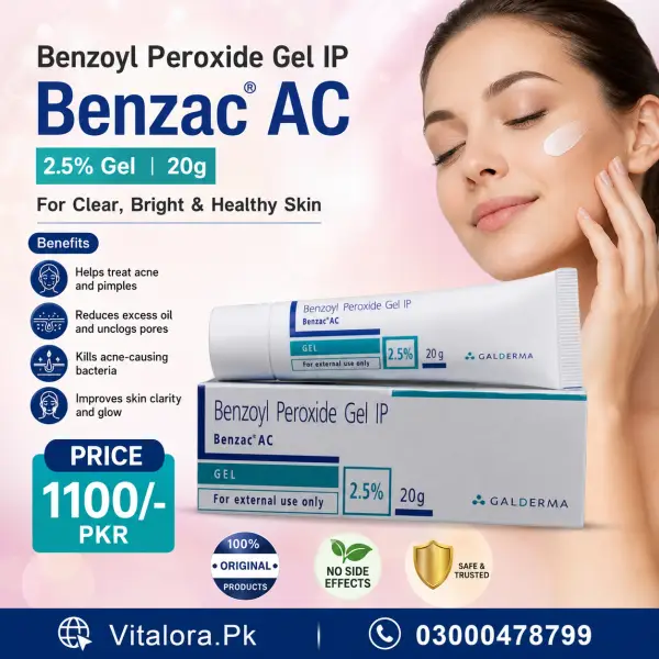 Benzac AC 2.5% Gel In Pakistan
