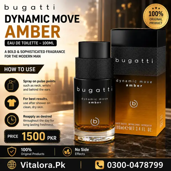 Bugatti Dynamic Move Amber Perfume 100ML In Pakistan