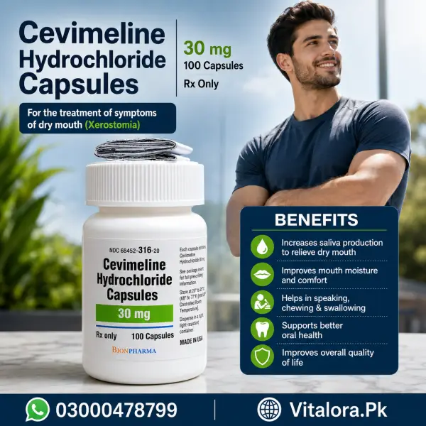 Cevimeline Hydrochloride 30Mg Capsules In Pakistan image 2
