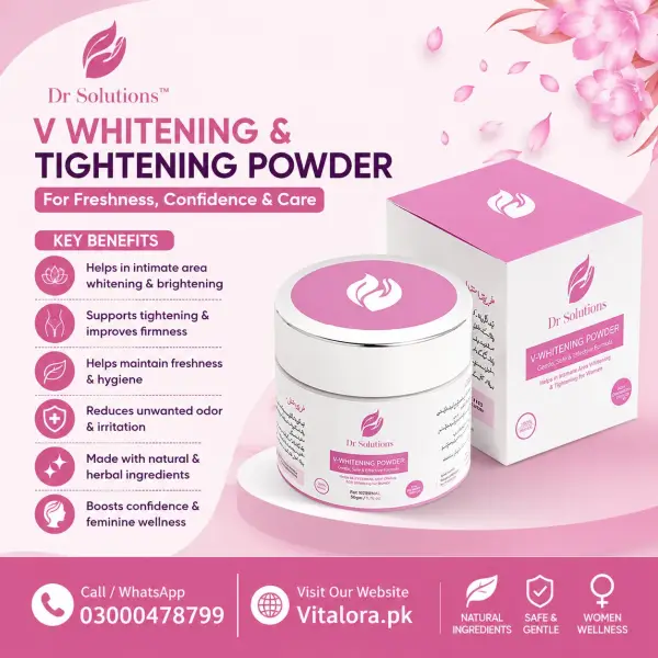 Dr Solutions™ V Whitening & Tightening Powder Price In Pakistan image 2