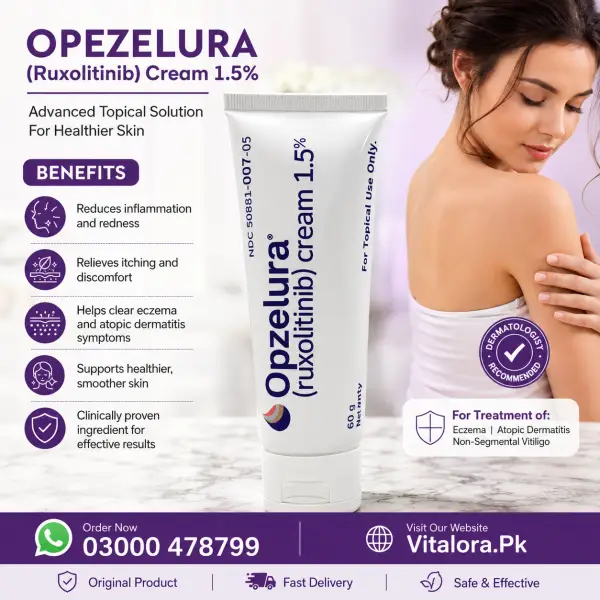 Opzelura Ruxolitinib Cream For Vitiligo In Pakistan image 2