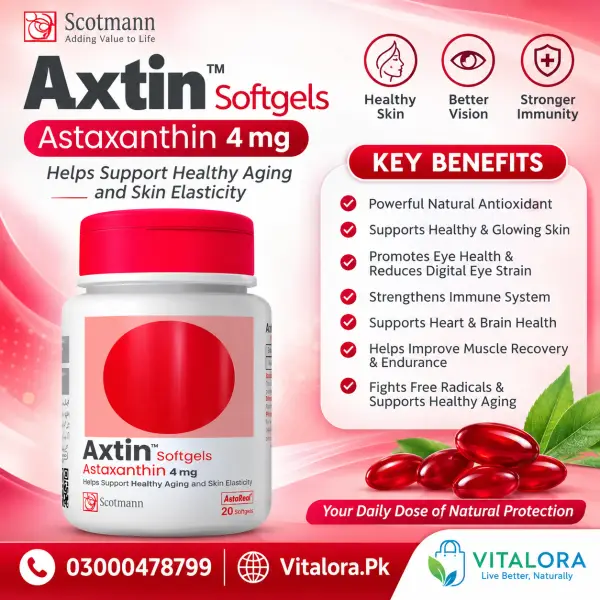 Scotmann’s Axtin 4Mg - 20 Softgels In Pakistan image 2
