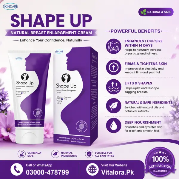 Shape Up Natural Breast Enlargement Cream image 2