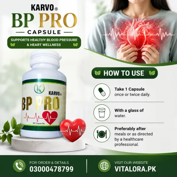 Karvo BP Pro Capsule Price In Pakistan