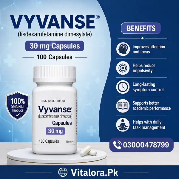 Lisdexamfetamine Vyvanse 30 Mg In Pakistan