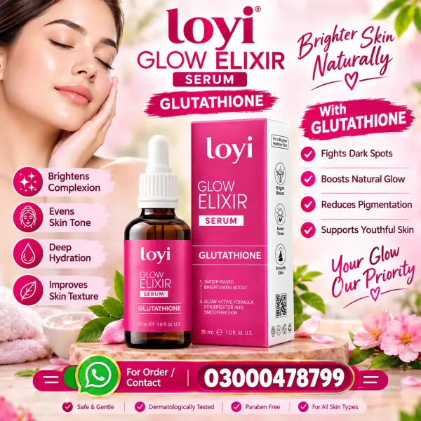Loyi Glow Elixir Glutathione Serum In Pakistan