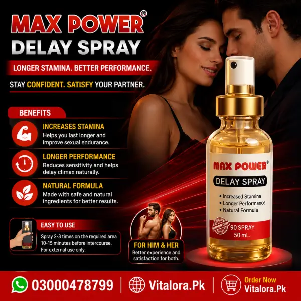 Max Power Delay Spray In Pakistan
