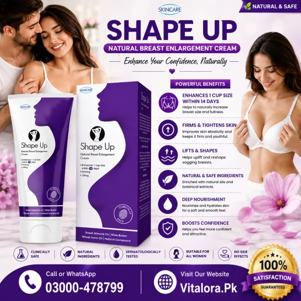 Shape Up Natural Breast Enlargement Cream