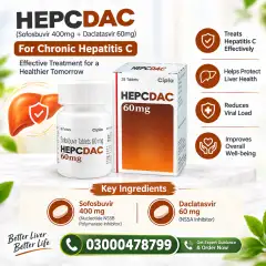 Hepcdac 60Mg Tablet Price In Pakistan