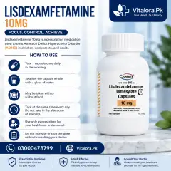 Lisdexamfetamine 10Mg In Pakistan