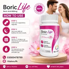 NutraBlast Boric ACID Vaginal Suppositories In Pakistan