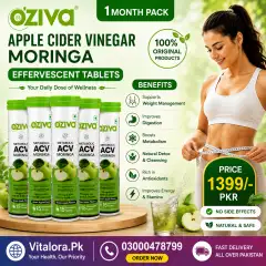 Oziva Apple Cider Vinegar Moringa Effervescent Tablets In Pakistan