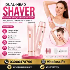 Upgrade 2-In-1 Bikini Trimmer For Women In Pakistan