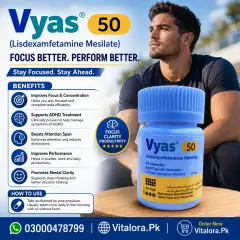 Vyas 50Mg Pills In Pakistan