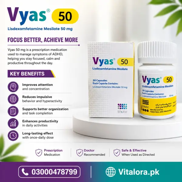 Vyas 50Mg In Pakistan